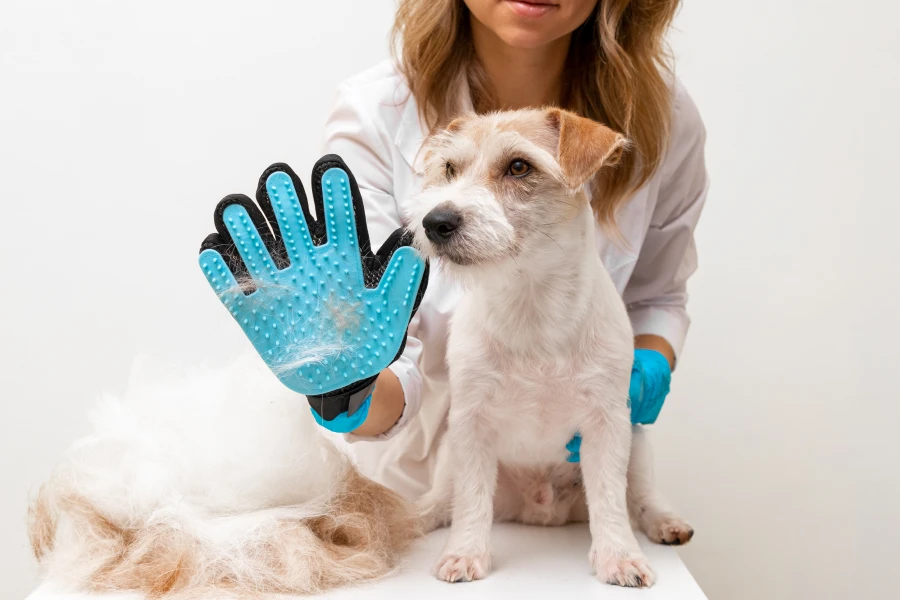 Gentle Grooming Glove for Dogs